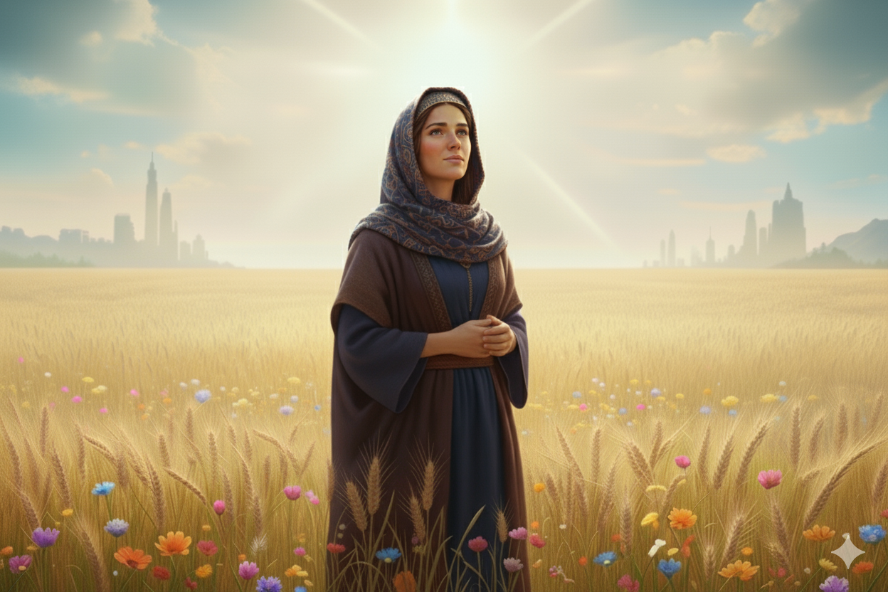 An illustration of Rebekah of the Bible