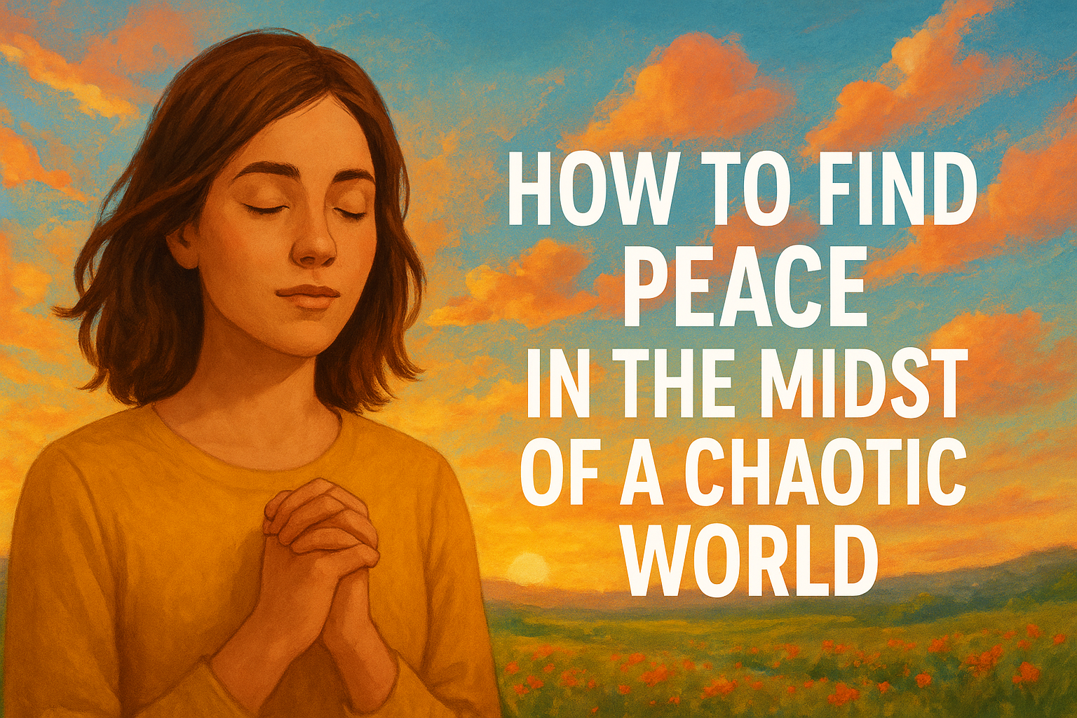 How To Find Peace In The Midst Of A Chaotic World (A Full Biblical Guide) - image banner
