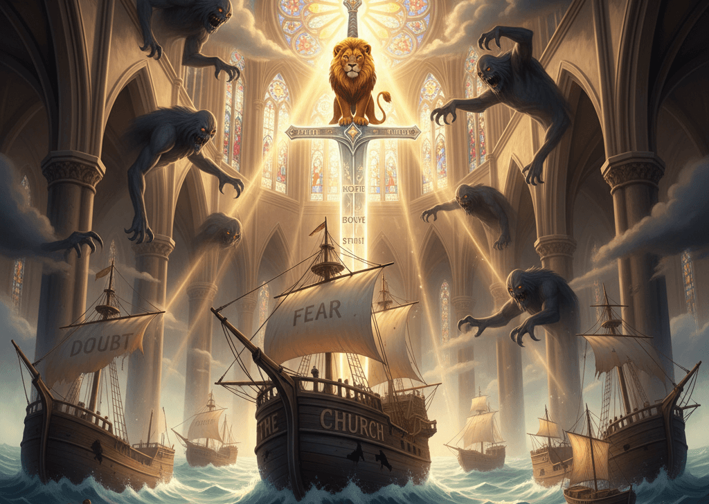 The 10 Fears That Have Invaded The Church And Shipwrecked The Faithful - How To Fight And Overcome Them By The Spirit Of Might - image banner