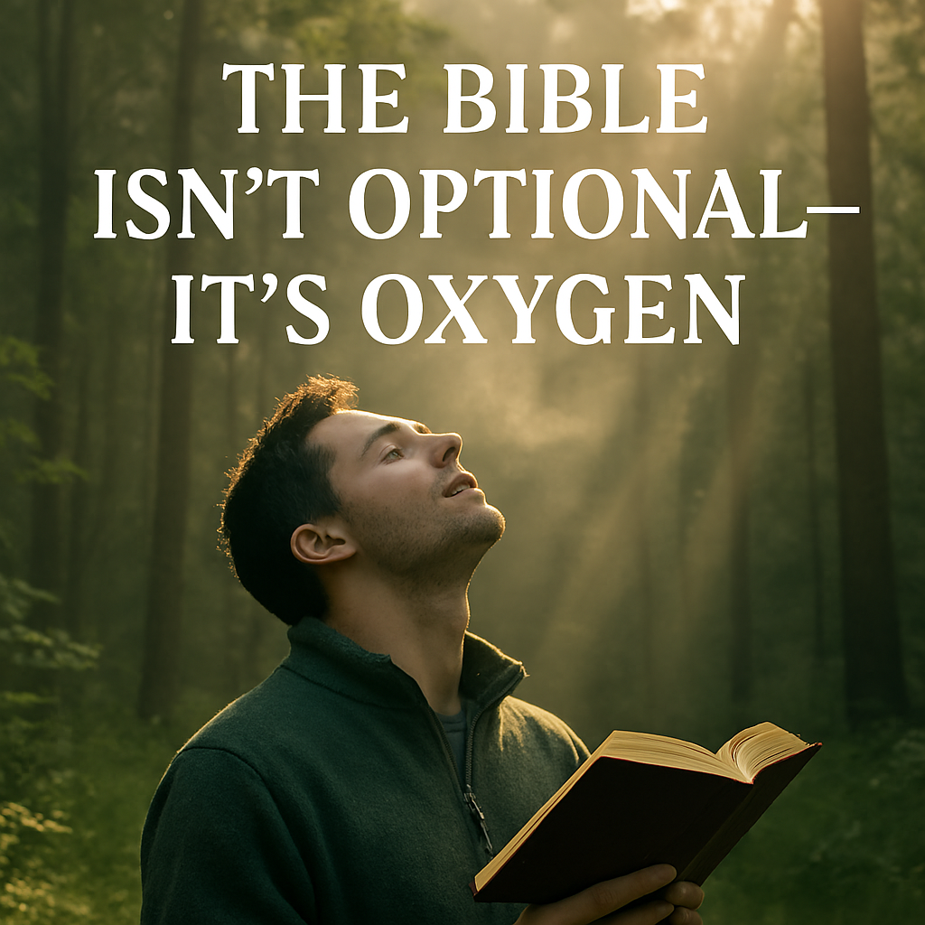The Bible Isn't Optional—It's Oxygen: Why Reading The Bible Daily Is The Key To Surviving And Thriving - image banner