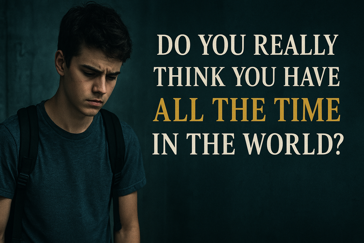 Do You Really Think You Have All the Time in the World? Why Youth Is Not Coming To Church - image banner